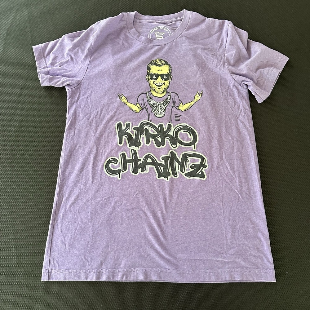 Modern Rockstar Kirko‎ Chainz Mens Med Shirt Size Purple Soft Cotton Sotastick